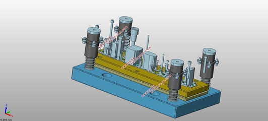 接地板件冲压工艺与模具设计(含CAD零件装配图,PROE三维图)
